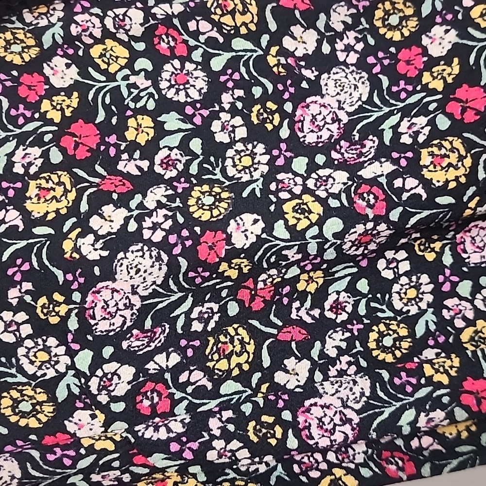 Loft Ditsy Floral Long Sleeve romper size S - Picture 3 of 6